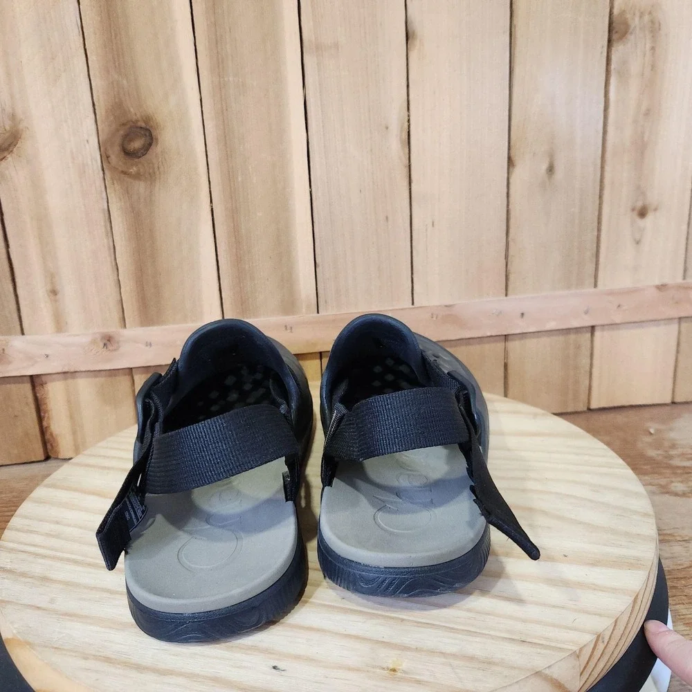 Chaco Chillos Clog Sandals Shoes Mens 10 Black Closed Toe Adjustable Outdoor